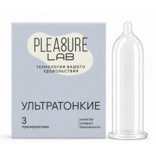 Презервативы ультратонкие Pleasure Lab 3 шт